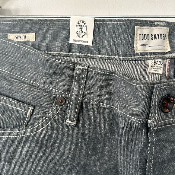 Todd Snyder Lightweight Denim Jeans 36/32 - Picture 4 of 6